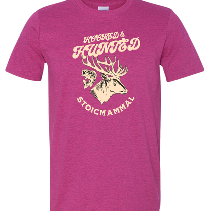 Hooked & Hunted Deer Fish Fishing T-Shirt