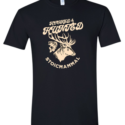Hooked & Hunted Deer Fish Fishing T-Shirt