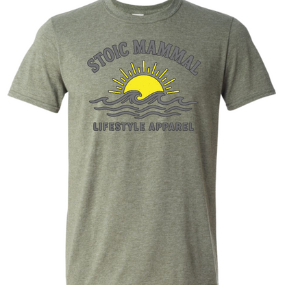 Stoic Mammal Summer Vibes Hazard T-Shirt