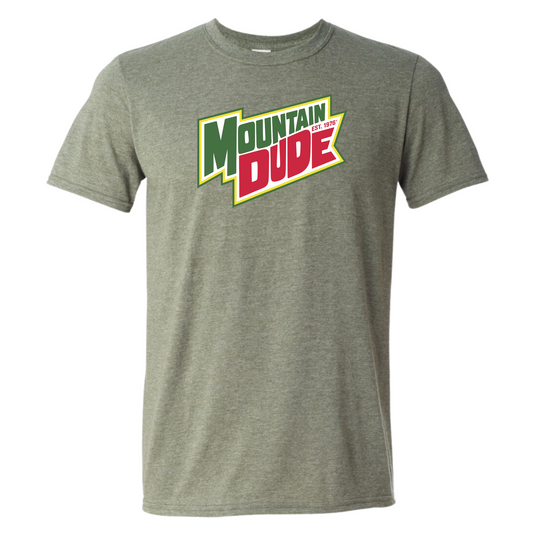 Mountain Dude Graphic T-Shirt, Unisex Tee for Outdoor Lovers, Casual Wear, Gift for Adventurers, Birthday Present, Summer Fashion
