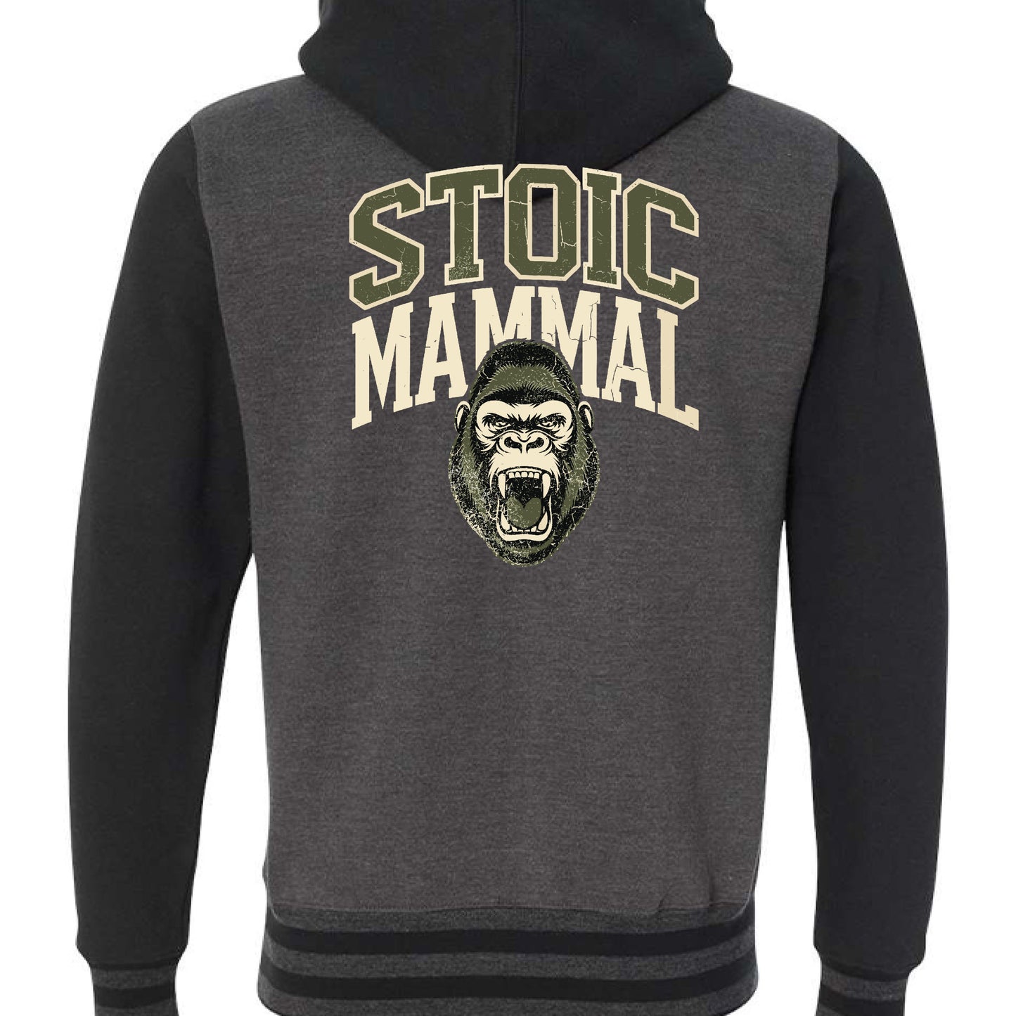 Charcoal Heather/ Black - BACK