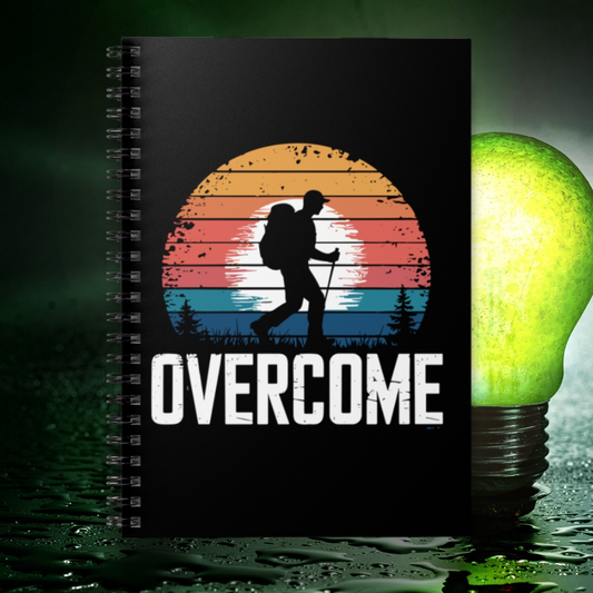 Overcome Journal Spiral Notebook - Ruled Line