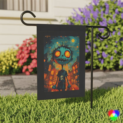 Halloween Zombie Garden & House Banner