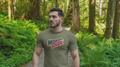 Mountain Dude Graphic T-Shirt, Unisex Tee for Outdoor Lovers, Casual Wear, Gift for Adventurers, Birthday Present, Summer Fashion