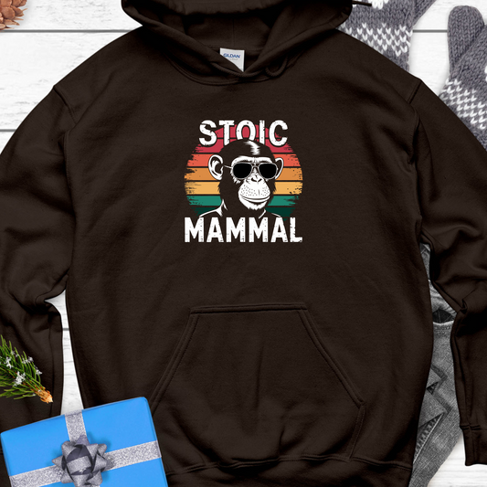 Stoic Mammal Primate Chillin' with Sunglasses Unisex Heavy Blend™ Hooded Sweatshirt