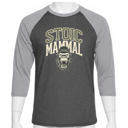 Stoic Mammal Team Logo  Raglan Tee