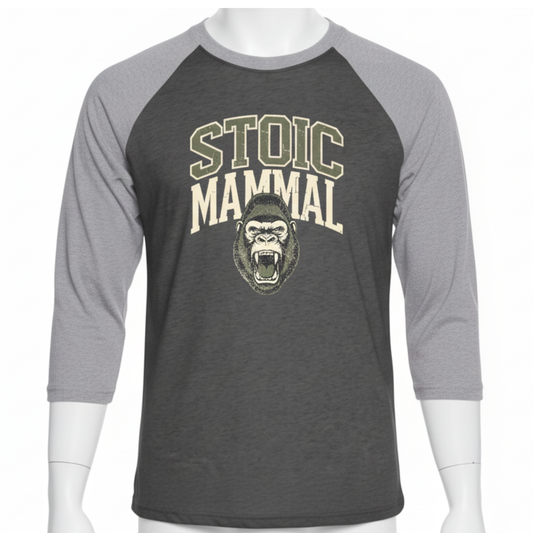 Stoic Mammal Team Logo  Raglan Tee
