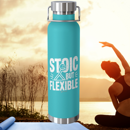 Stoic But Flexible Yoga Copper Vacuum Insulated Bottle, 22oz