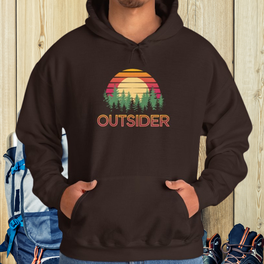 Outsider Retro Sun Enthusiast Unisex Heavy Blend™ Hooded Sweatshirt