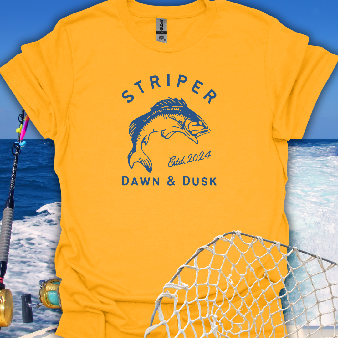 Striper Vintage Dawn And Dusk T-Shirt