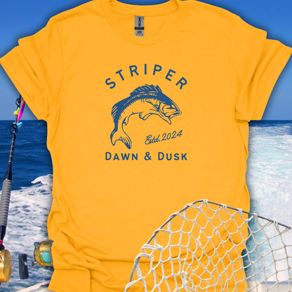 Striper Vintage Dawn And Dusk T-Shirt