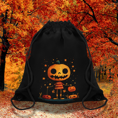 Halloween Pumpkin Trick Or Treat Drawstring Bag