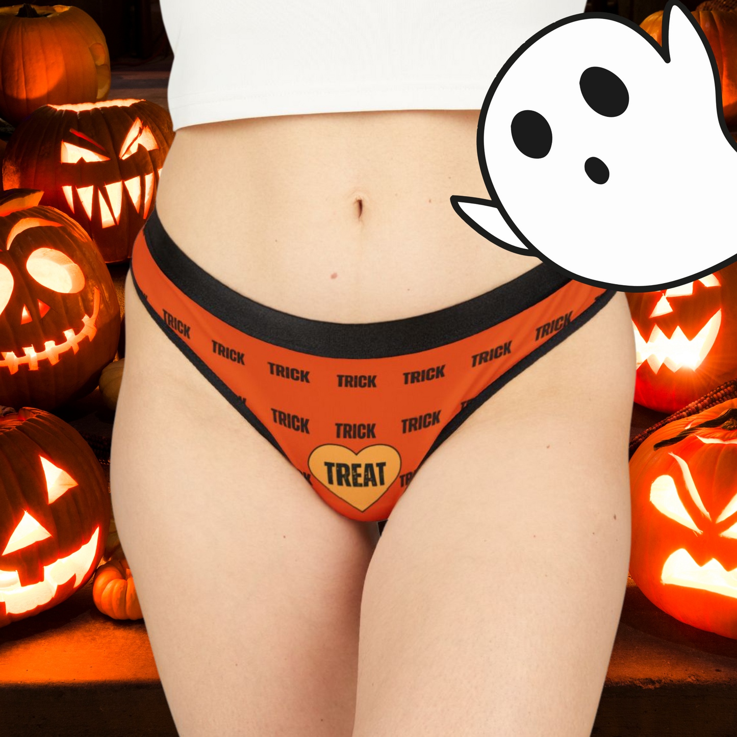 Trick Or Treat Halloween Women's Thongs