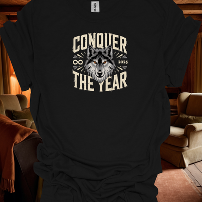 Stoic Wolf "Conquer the Year" version 2 Unisex Ultra Tee