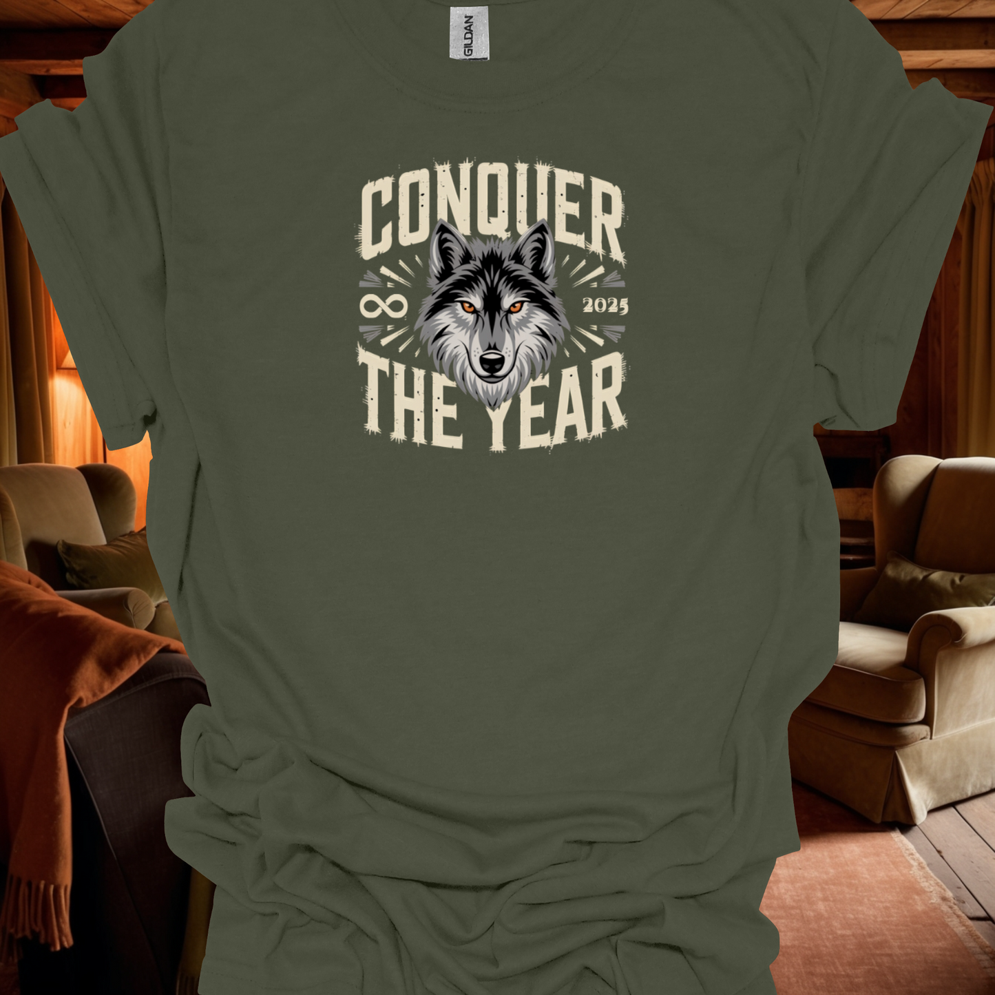 Stoic Wolf "Conquer the Year" version 2 Unisex Ultra Tee