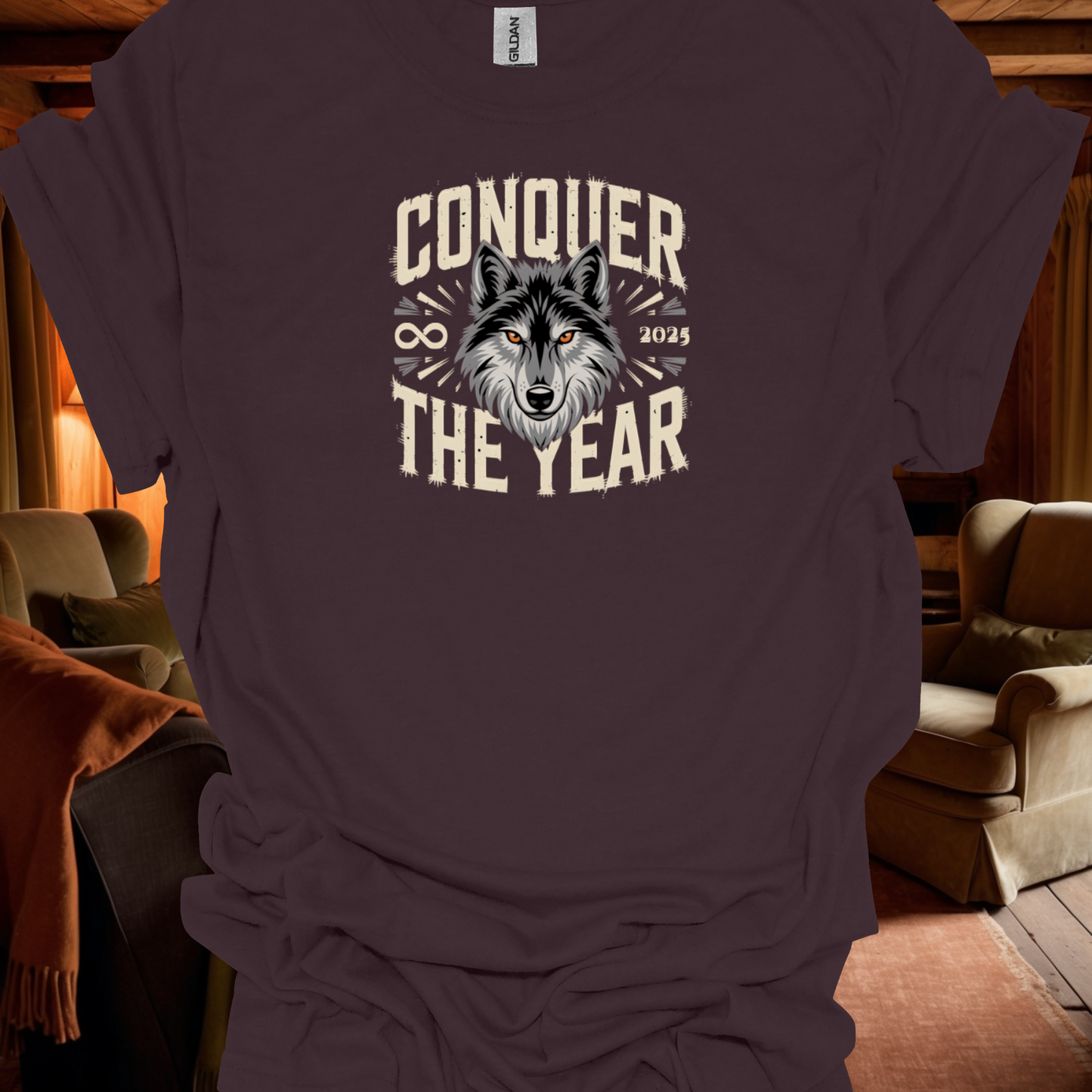 Stoic Wolf "Conquer the Year" version 2 Unisex Ultra Tee