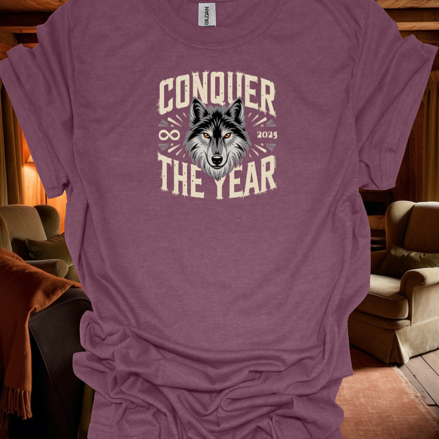 Stoic Wolf "Conquer the Year" version 2 Unisex Ultra Tee